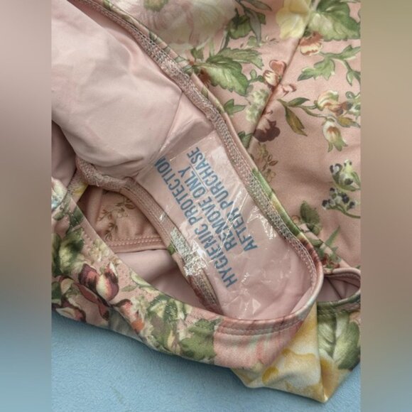 🆕 ZIMMERMANN KIDS 🧿 NWT Waverly Trim Bandeau 1PC, Pink Floral - Sz 10 Y - Picture 10 of 12